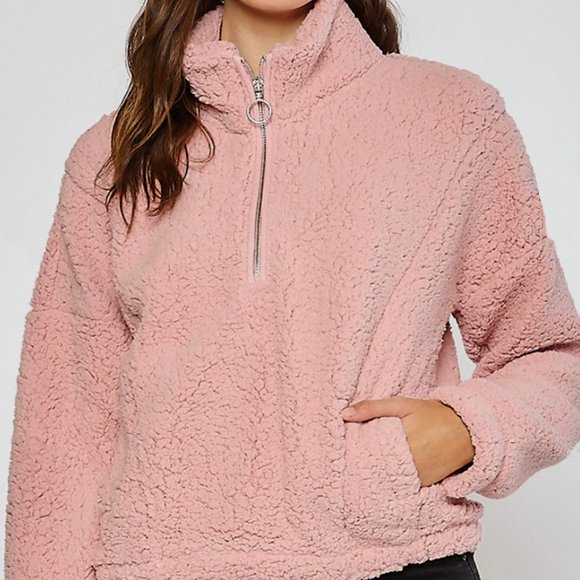 Sherpa Half Zip Jacket - Picture 1 of 5